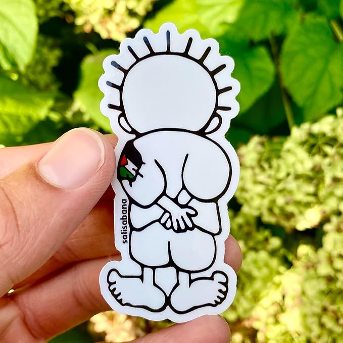 Handala Palestine Boy Waterproof Vinyl Sticker - Kalamelo