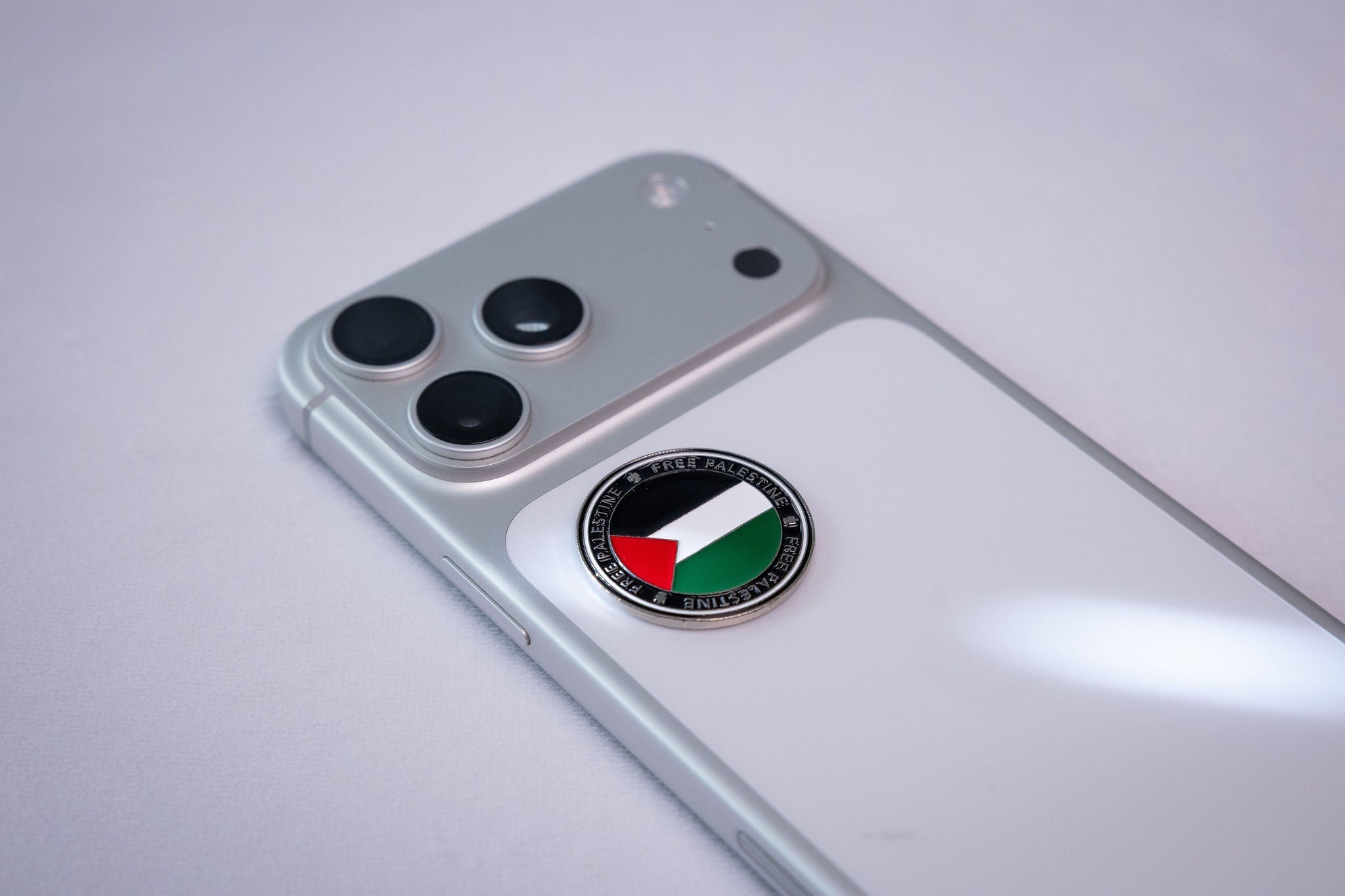 Free Palestine Circular Emblem Sticker — 2