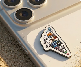 Palestine Landmark & Calligraphy Sticker