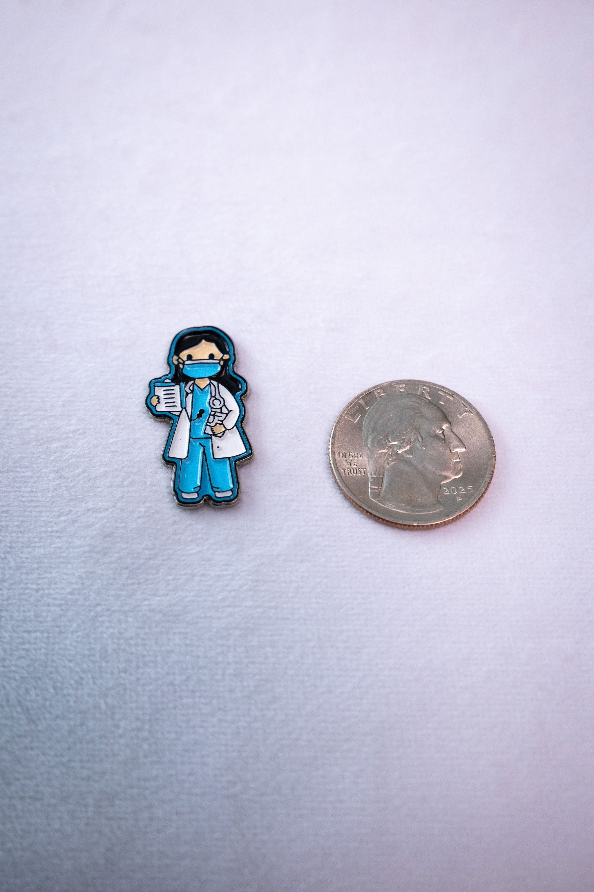 Doctor Hero Sticker — scale reference