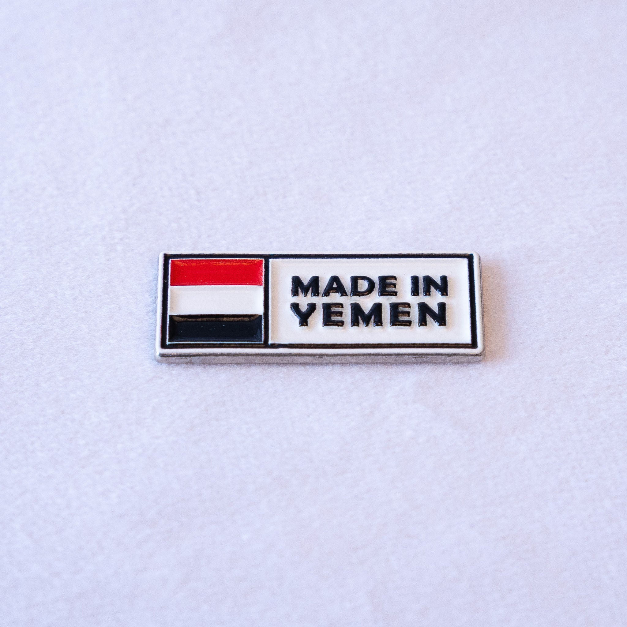 Made in Yemen Flag Tag Sticker