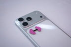 Dumbbell Gym Sticker — applied to a phone case
