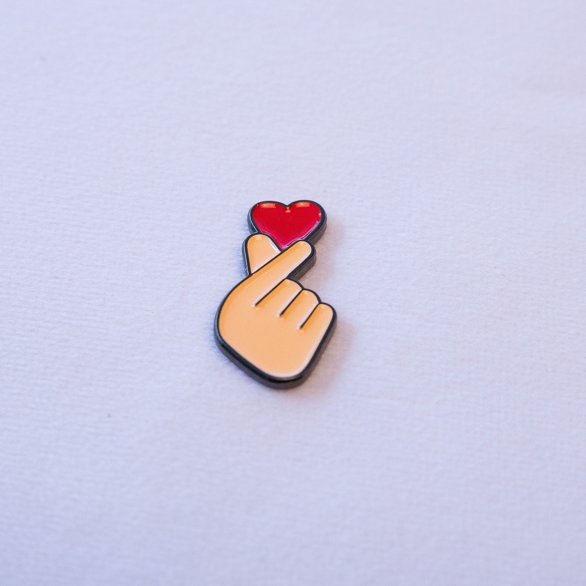 Finger Heart Sticker