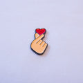 Finger Heart Sticker