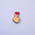 Finger Heart Sticker