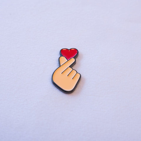 Finger Heart Sticker