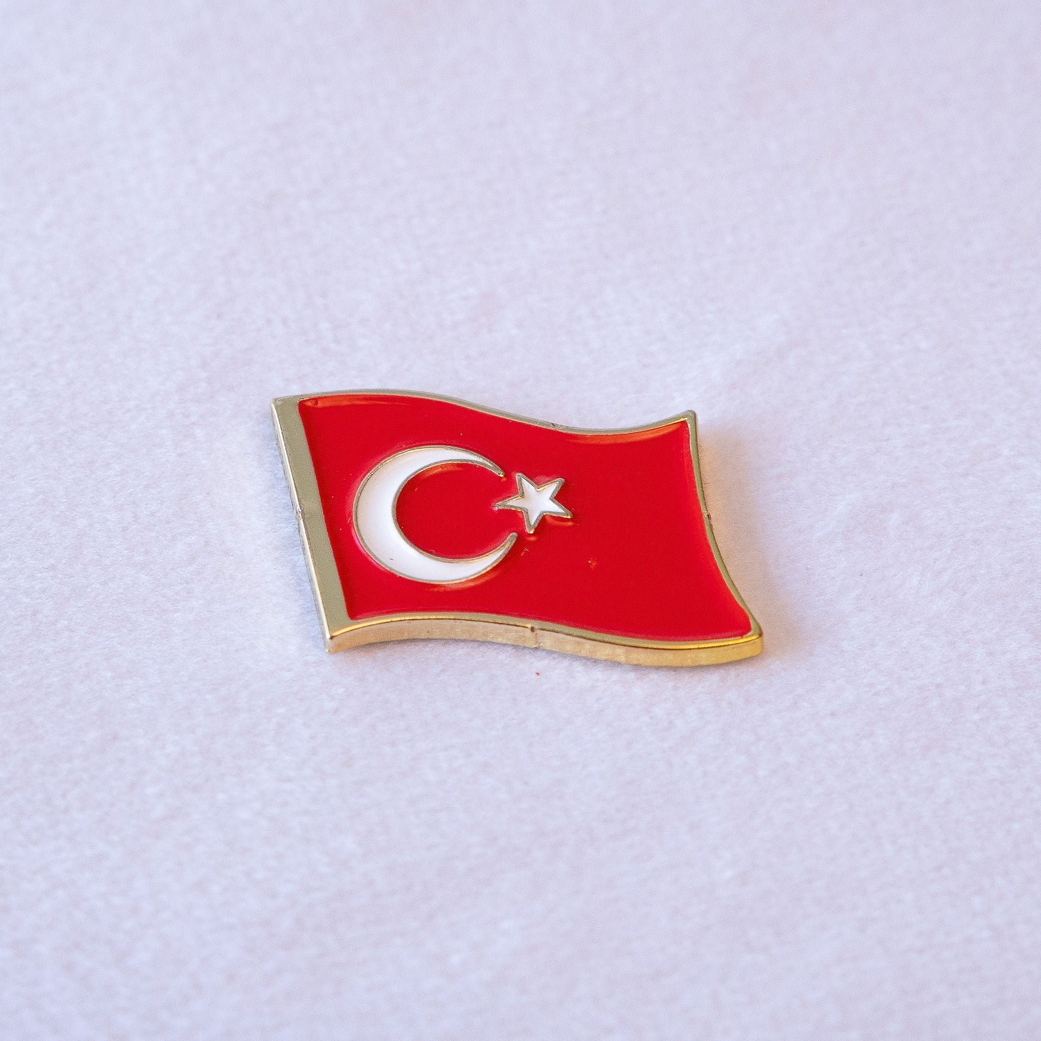 Waving Turkey Flag Sticker