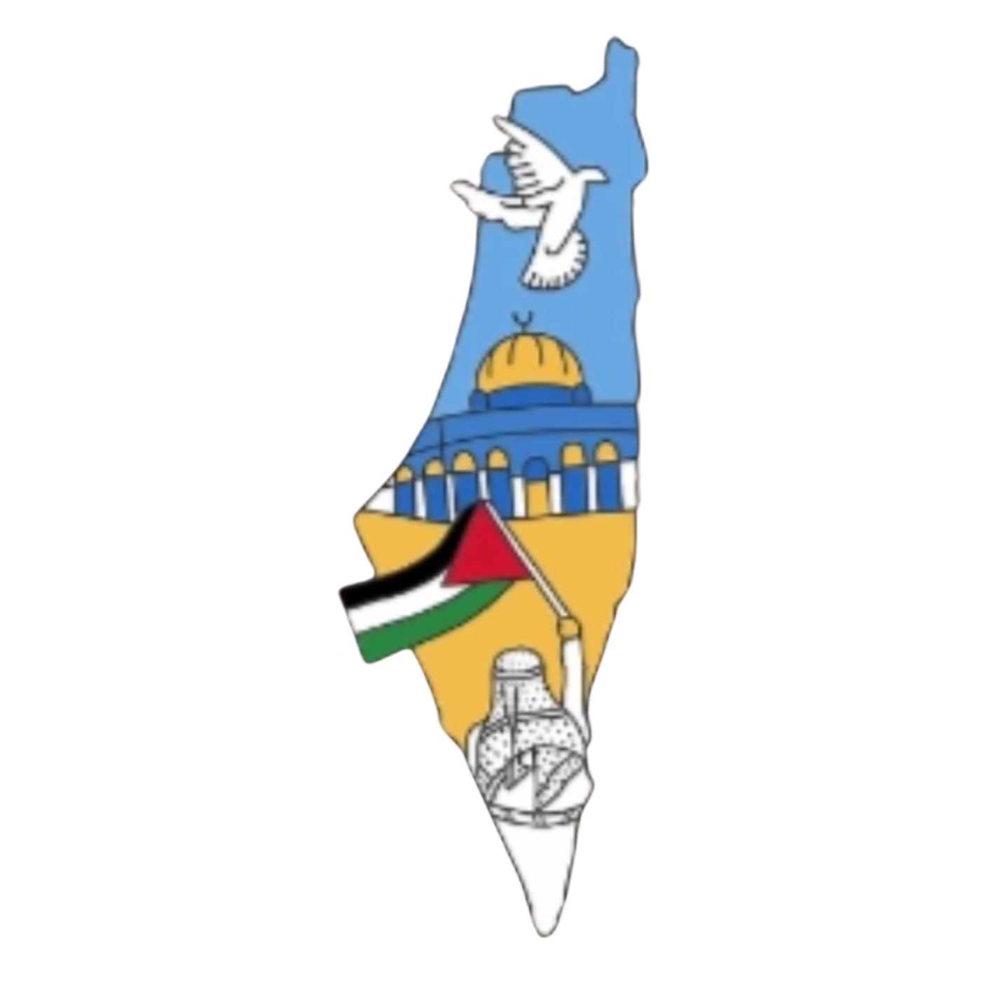 Palestinian Pride Sticker - Kalamelo