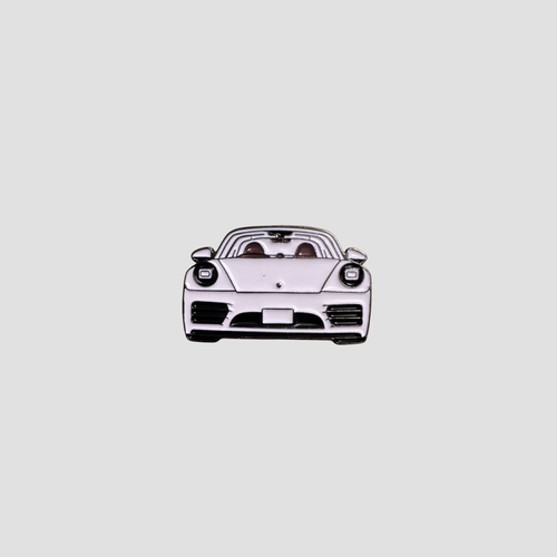 Classic White Sports Car Sticker - Kalamelo