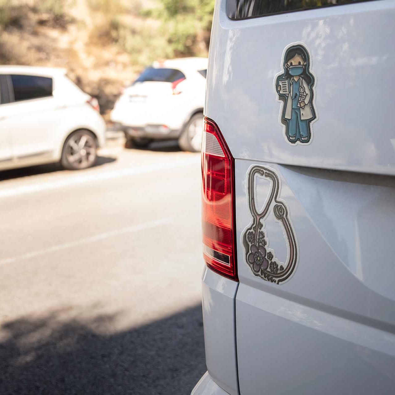 "Stethoscope" sticker.