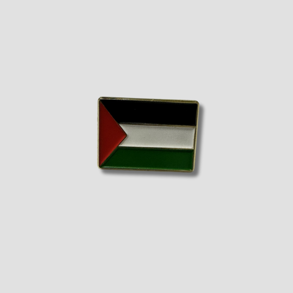 Rectangular Palestine Flag Pin