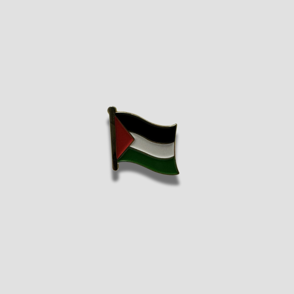Waving Flag of Palestine Enamel Pin