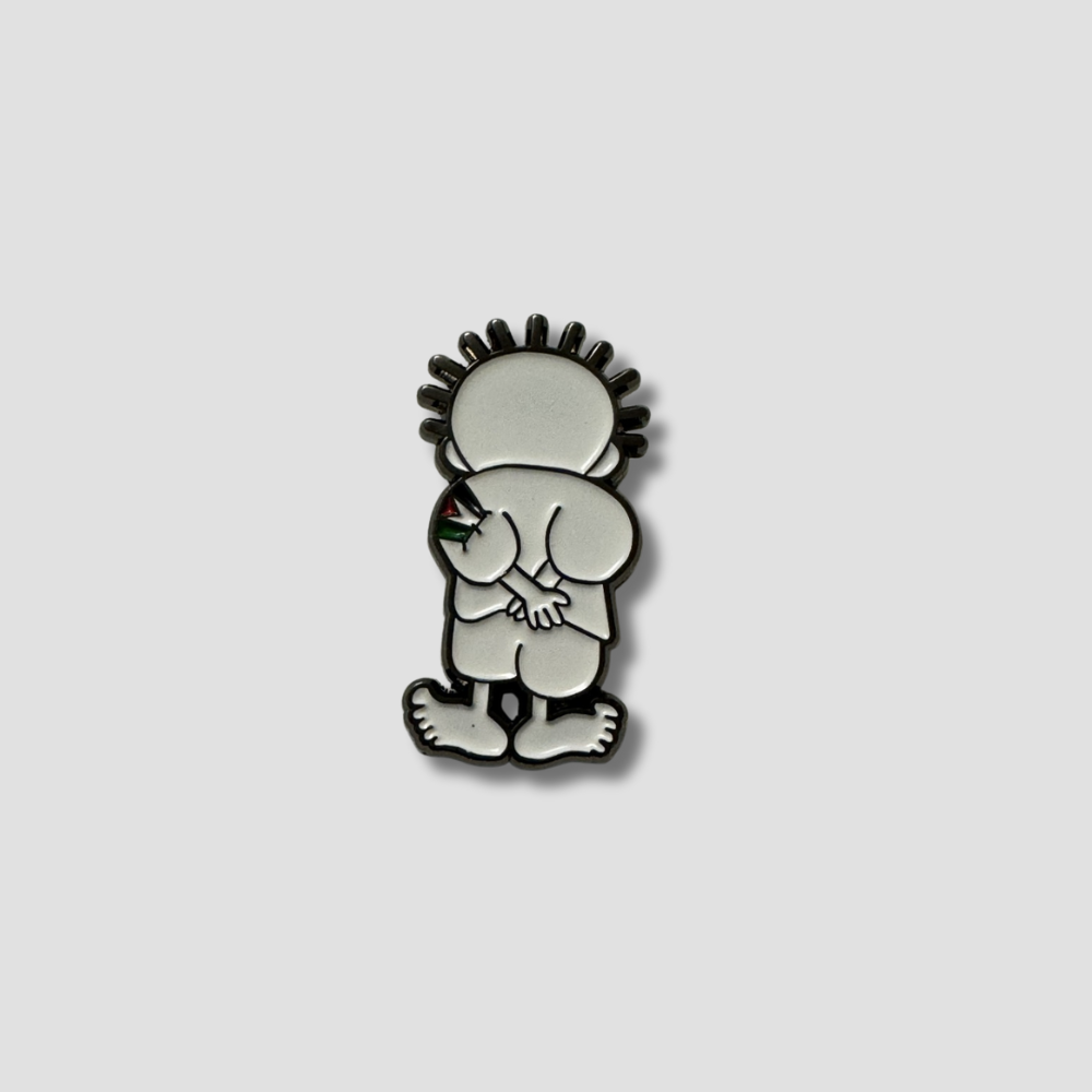 Handala Enamel Art Pin