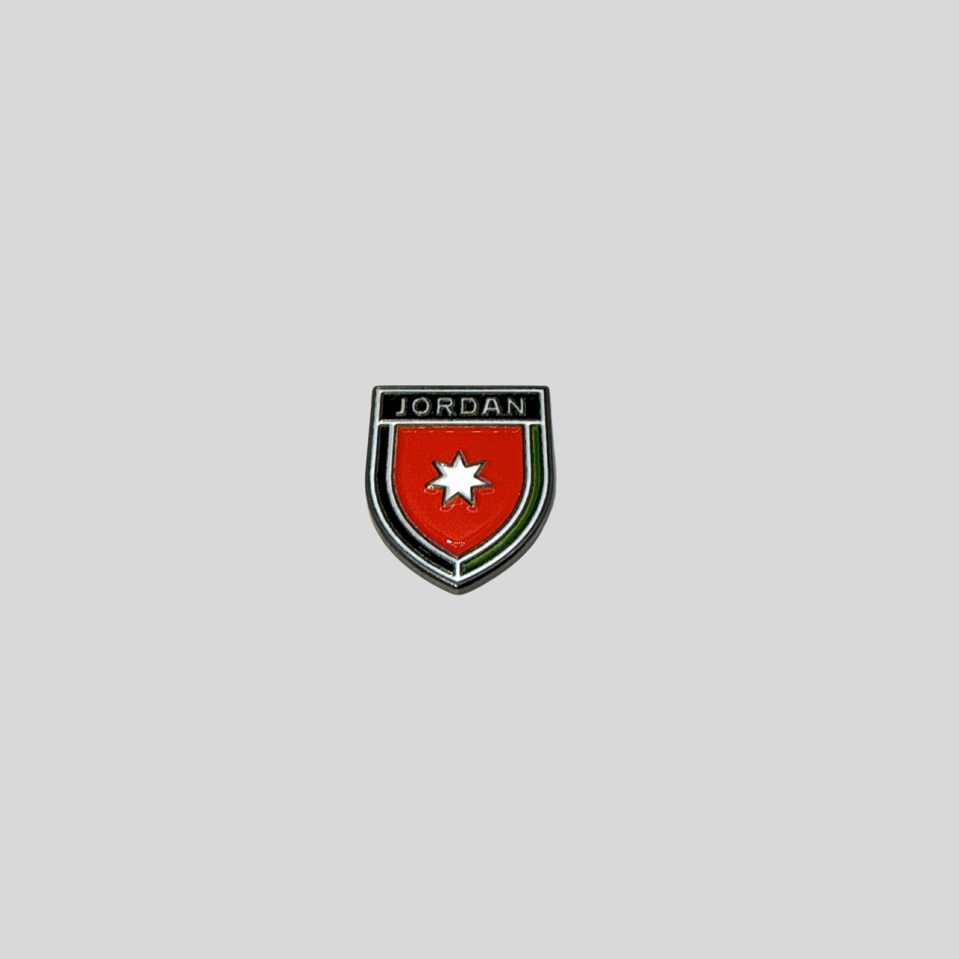 Jordan Heritage Shield Enamel Stickers - Kalamelo